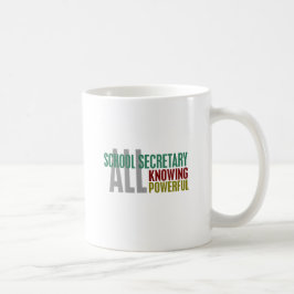 Caneca De Café Secretário da escola