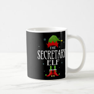 Caneca De Café Secretário Elf Xmas Matching Family Group Natal
