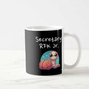 Caneca De Café Secretário Funny Brain Worm Rfk Jr.