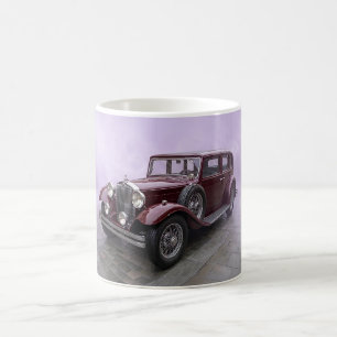 Caneca De Café Sedã de Luxo Borgonha anos 1930