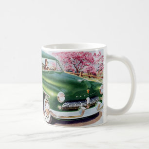 Caneca De Café Sedan Mercury 1949 verde