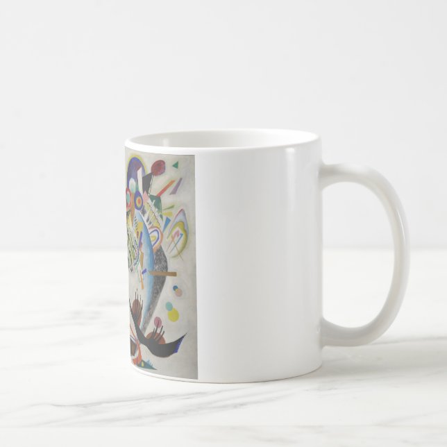 Caneca De Café Segmento Azul Kandinsky (Direita)