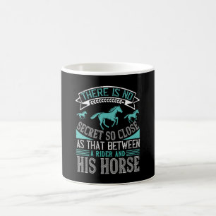 Caneca De Café Segredo De Cavalo Entre Cavaleiro E Cavalo