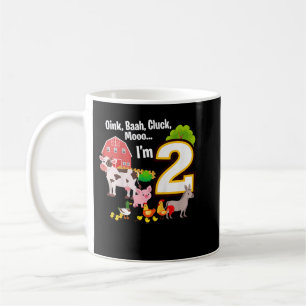 Caneca De Café segundo aniversário Dois Anos Anim De Festa de ani