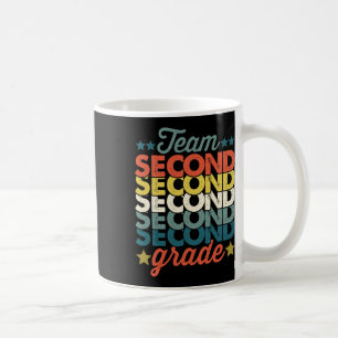 Caneca De Café Segundo De Equipe De Segundo Ano De Volta Às Crian