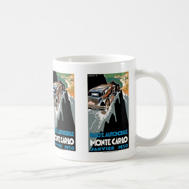 Caneca De Café segundo Grand Prix Automobile de Mônaco (Direita)