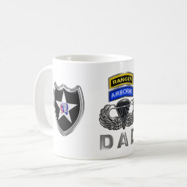 Caneca De Café segundo Infantry Division Ranger Pai
