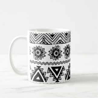 Caneca De Café Segundo padrão étnico tribal, perfeito.