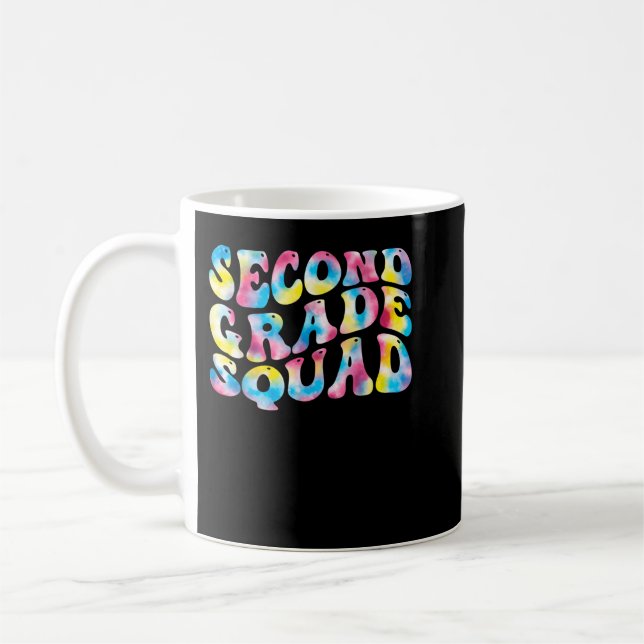 Caneca De Café segundo segundo ano professor de pelotão de volta  (Esquerda)