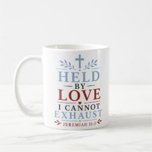 Caneca De Café Segurado Pelo Amor Que Não Posso Esgotar Conforto 