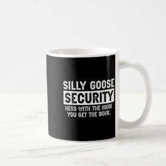 Caneca De Café Segurança de Ganso Bobo Fantasia Divertida de Hall