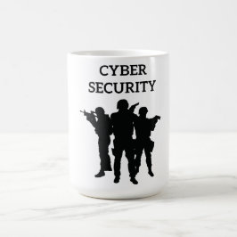Caneca De Café Segurança de TI: A Esquadra de Defesa Digital