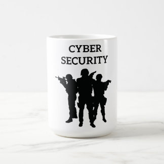 Caneca De Café Segurança de TI: A Esquadra de Defesa Digital