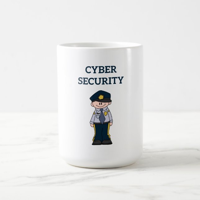 Caneca De Café Segurança de TI: Digital Defender (Centro)