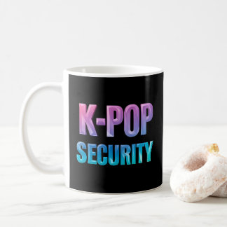 Caneca De Café Segurança do K-Pop Concerto de Música Pop Coreana