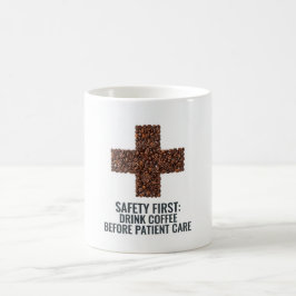 Caneca De Café Segurança em Primeiro Lugar Beba Café Antes do Cui