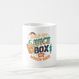 Caneca De Café segure minha caixa de suco e veja isso
