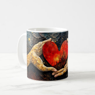 Caneca De Café Segure no meu coração