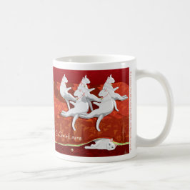 Caneca De Café Seis Gatos por Lay... Comemorações