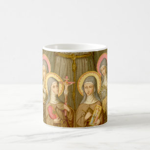 Caneca De Café Seis Santos das Clarissas (SAU 027b)