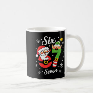 Caneca De Café Seis Sete 67 Elfo Papai Noel Natal