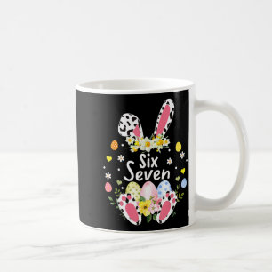 Caneca De Café Seis Sete 67 Meme 6 7 Coelho Leopardo Crianças Div