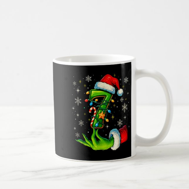 Caneca De Café Seis Sete 67 Meme Natal Divertido Casal Combinando (Direita)