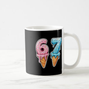 Caneca De Café Seis Sete 67 Sorvete Gotejamento Esportes Legal Me