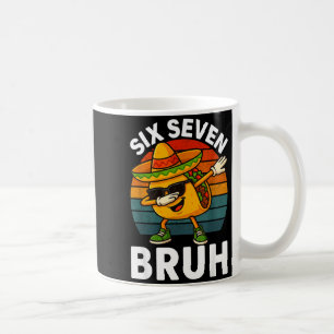 Caneca De Café Seis Sete 6 7 Meme Dabbing Taco Cinco De Mayo Comi