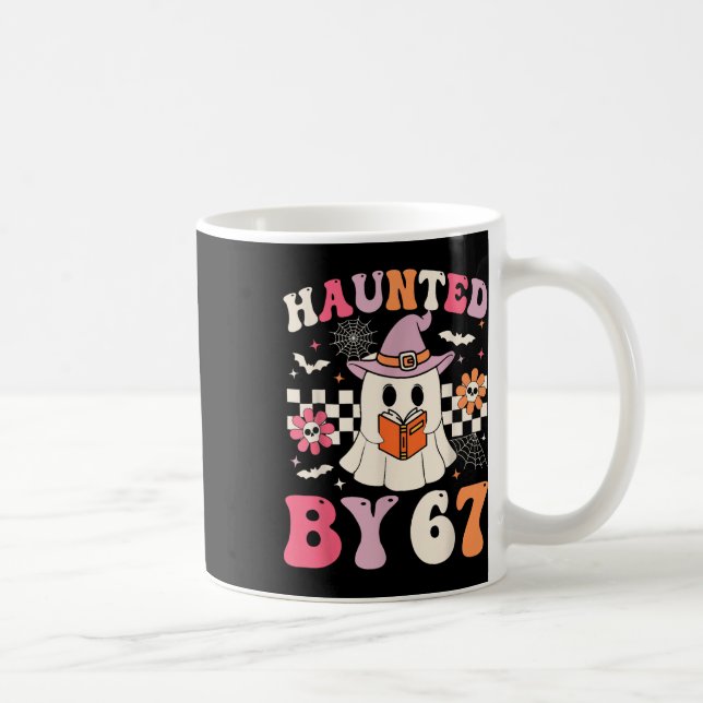 Caneca De Café Seis Sete 6 7 Professores de Halloween  (Direita)