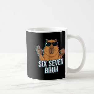 Caneca De Café Seis Sete Bruh Capivara 67 Meninos Adolescentes Cr