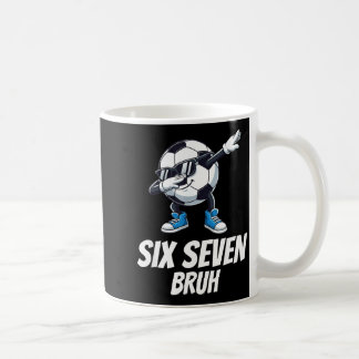 Caneca De Café Seis Sete Bruh Rotação Cerebral Geração Alpha Dabb