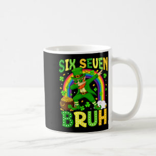 Caneca De Café Seis Sete Cara Dia de São Patrício Leprechaun Dabb