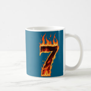 Caneca De Café Seis Sete Chamas Gelo Meme Divertido 67 Casal