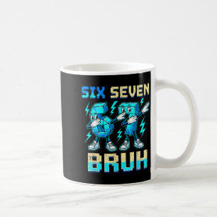 Caneca De Café Seis Sete Dabbing Legal Meme Bruh 67 Divertido Dab