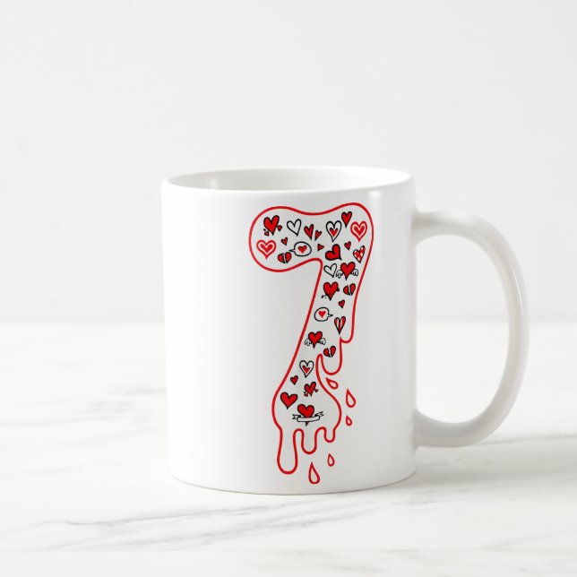 Caneca De Café Seis Sete Meme Número 7 Casais Combinando Dia dos  (Direita)