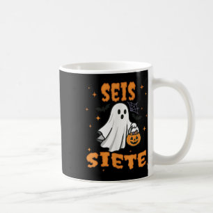 Caneca De Café Seis Sete Spanish Halloween 67 Meninos Crianças Si