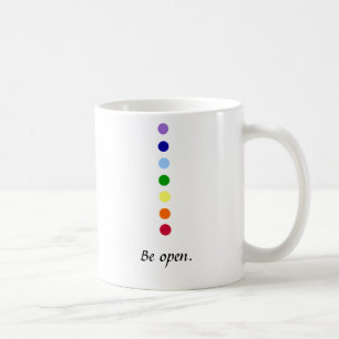 Caneca De Café Seja aberto - Chakra Mug