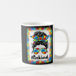 Caneca De Café Seja Amável Autismo Conscientista Mensageira Menin
