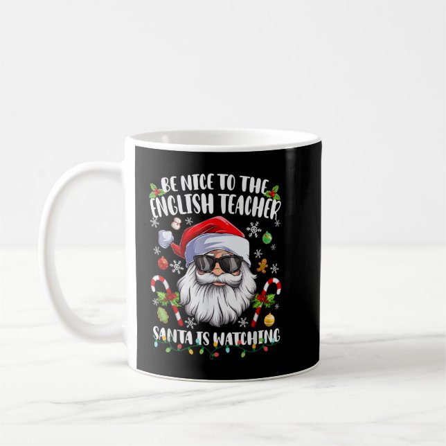 Caneca De Café Seja Bom Para Os Papais noeis De Professores De Ci (Esquerda)