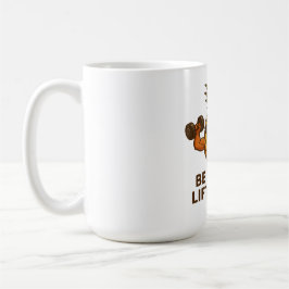 Caneca De Café Seja Doce Levante Peso Pesado Academia Fitness Eng