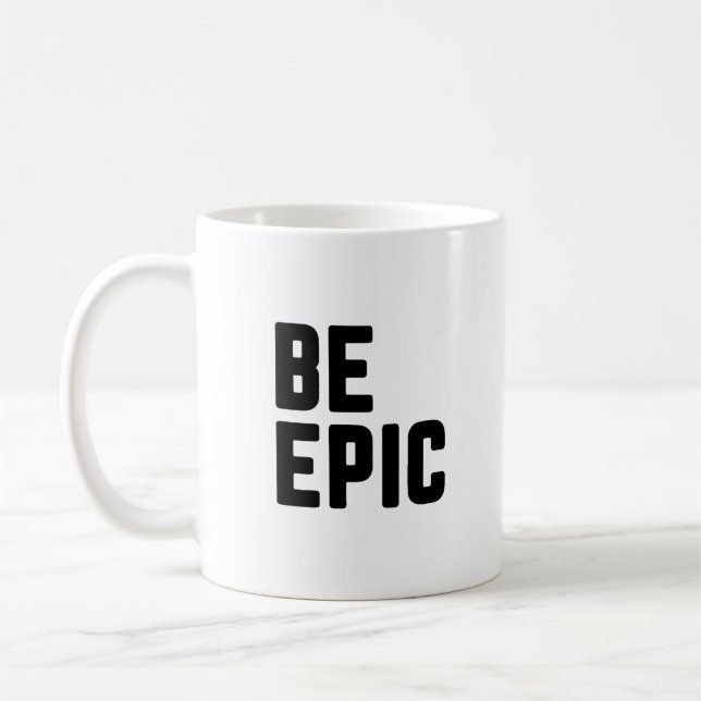 Caneca De Café Seja Epic (Esquerda)