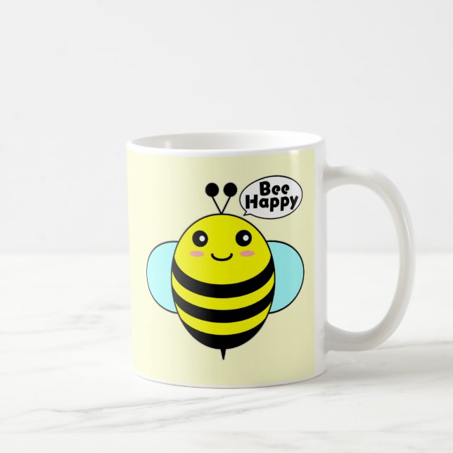 Caneca De Café Seja Feliz (Direita)