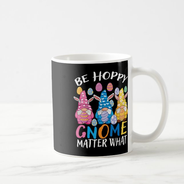 Caneca De Café Seja Feliz Gnome Problema Qual Páscoa 3 Gnomos B (Direita)