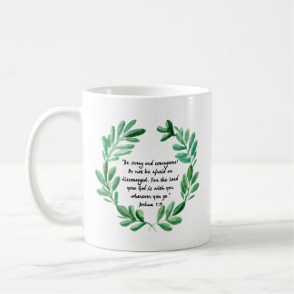 Caneca De Café Seja forte e corajoso