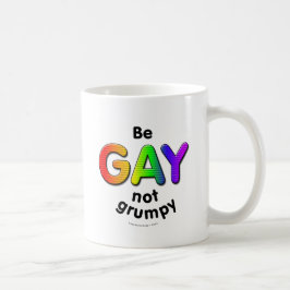 Caneca De Café Seja Gay, Não Engraçado
