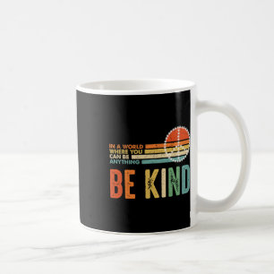Caneca De Café Seja Gentil Bondade Autismo Sinal de Paz Tie Dye E