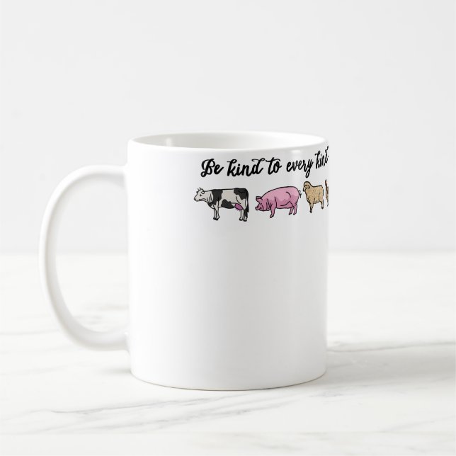Caneca De Café Seja Gentil com Todas as Espécies (Esquerda)
