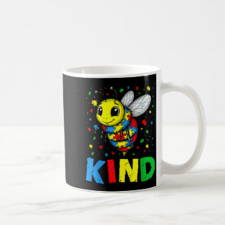 Caneca De Café Seja gentil consciência do autismo gráfico de home