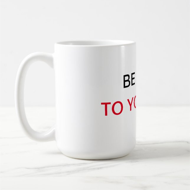 Caneca De Café Seja gentil consigo mesmo (Esquerda)